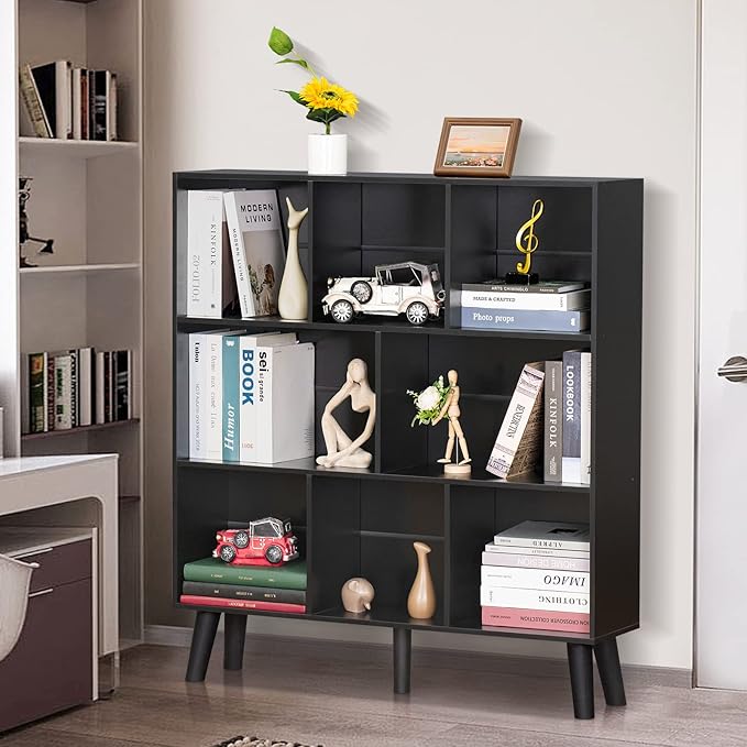 YAHARBO 8 Cube Bookshelf, 3 Tier Bookcase - Image 7