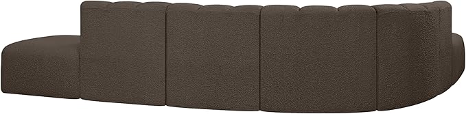 Meridian Furniture 102Brown-S7A Arc Collection Modern | Contemporary Modular - Image 4
