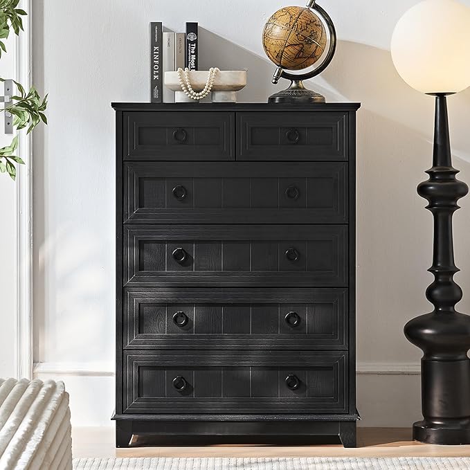 Joaxswe Farmhouse 6 Drawer Dresser - Image 3