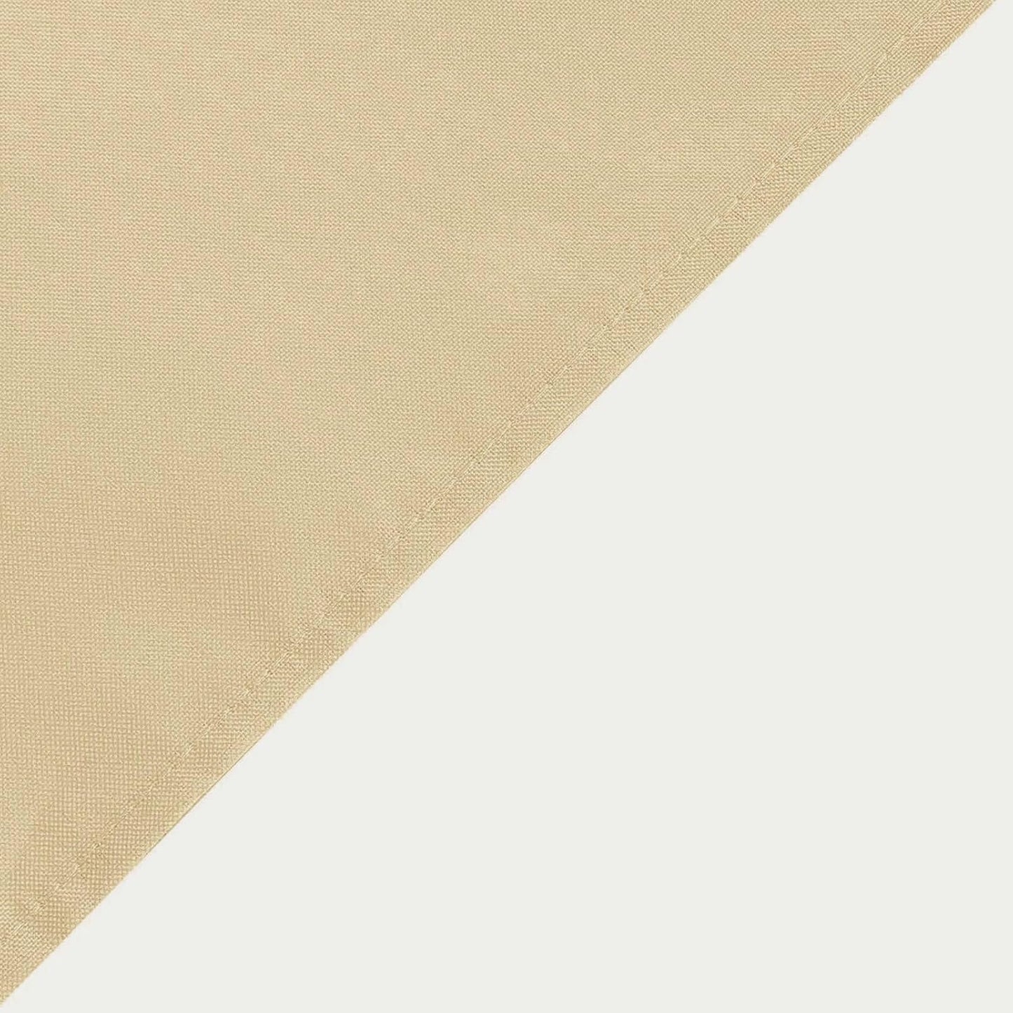 Efavormart 90" Square Polyester Table Overlay for Wedding Kitchen Dining Events - Champagne