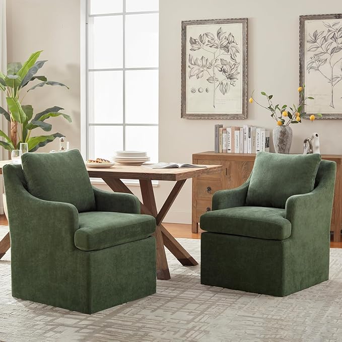 VKNOW Upholstered Dining Chairs Set of 4, Modern Kitchen Chairs Dinner Chairs - Image 4