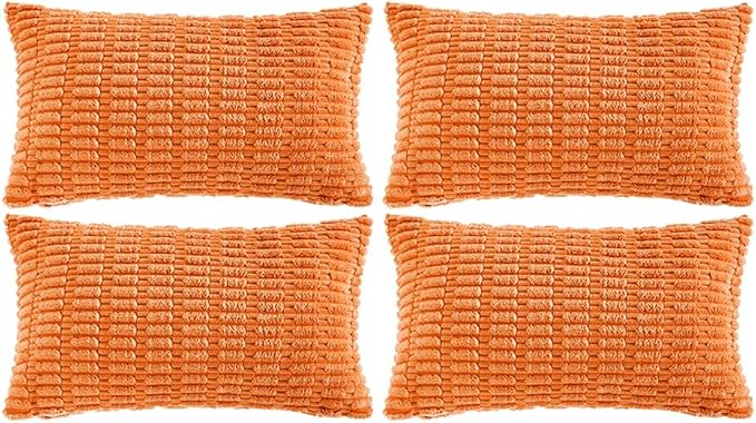 Fancy Homi 4 Packs Decorative Throw Pillow Covers by Fancy+Homi