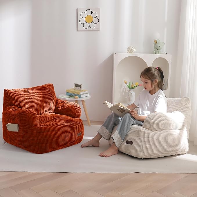 MAXYOYO Kids Bean Bag Chair, Stuffed Toddler Bean Bag Sofa - Image 9