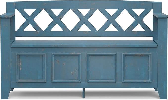 SIMPLIHOME Amherst Entryway Storage Bench - Image 6