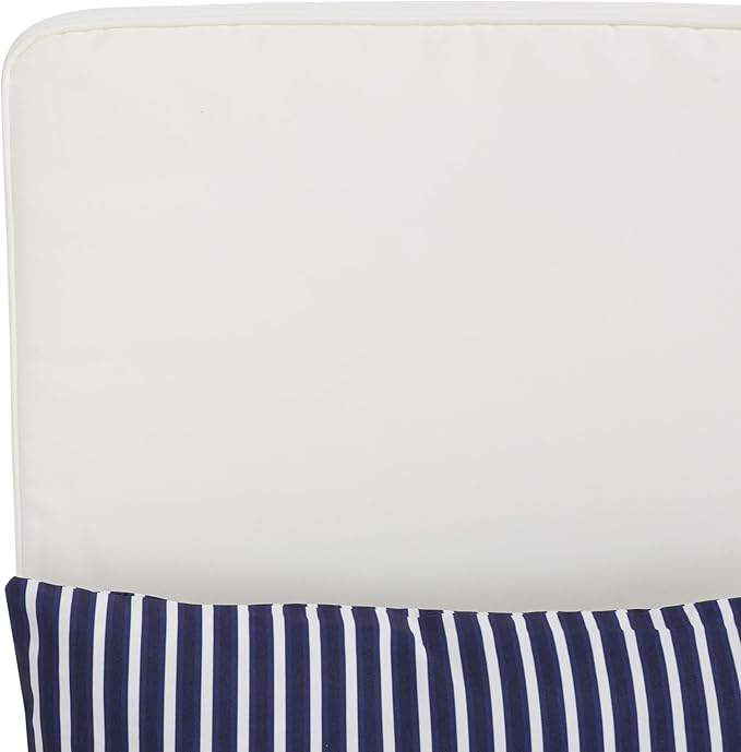 SAFAVIEH Outdoor Collection Palmdale Grey Solid Wood/Beige Cushion - Image 6