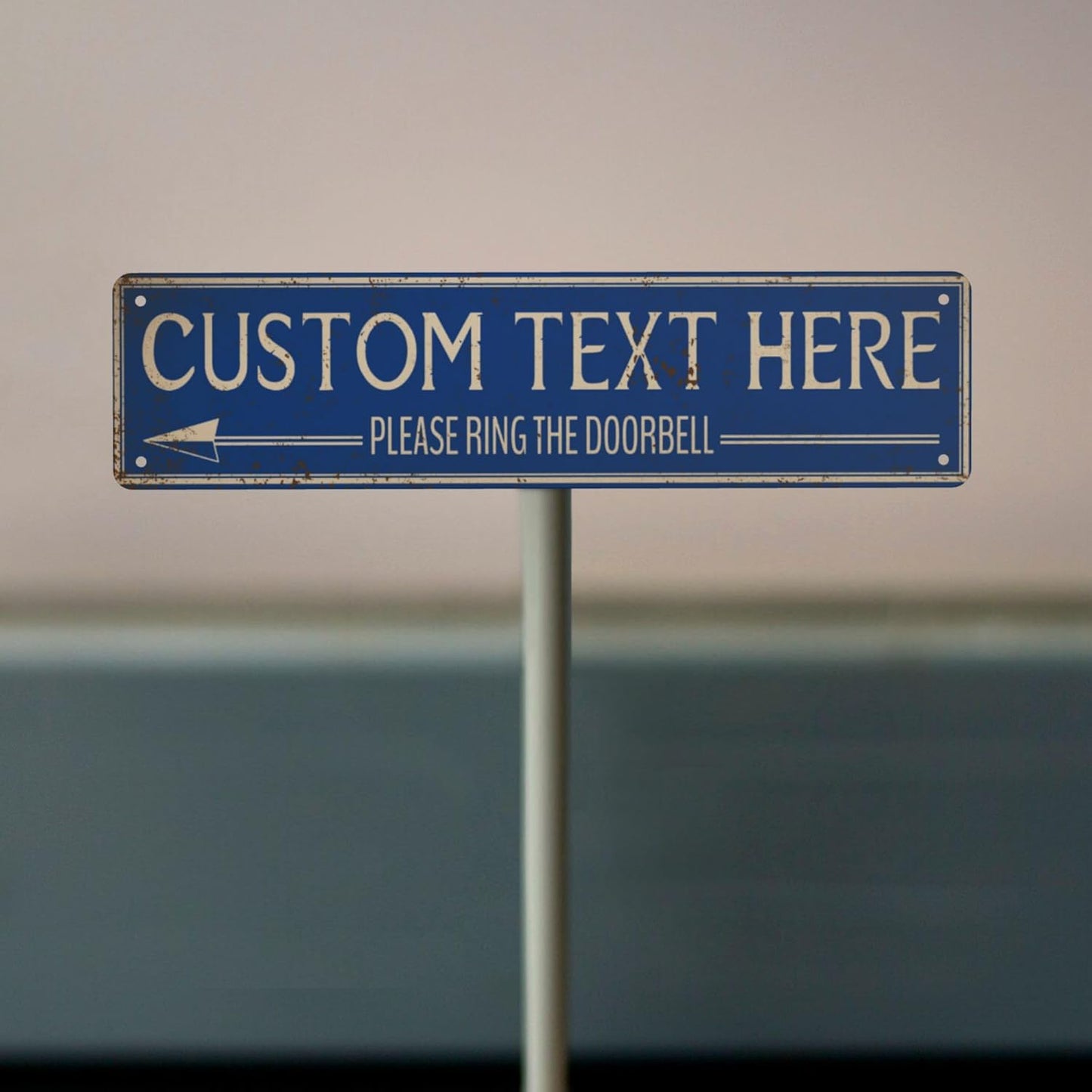 Custom Signs Outdoor Metal Personalized Street Signs with Your Text Name Logo Photo for Business Home Street Bar Outdoor Indoor Wall Decor Fade Resistant Plaque