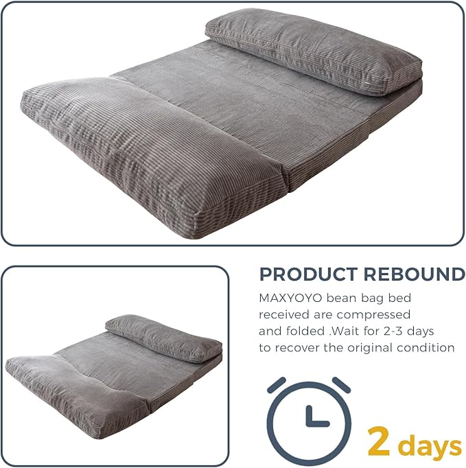 MAXYOYO Folding Sofa Bed, Floor Sofa Convertible Sleeper Chair - Image 8
