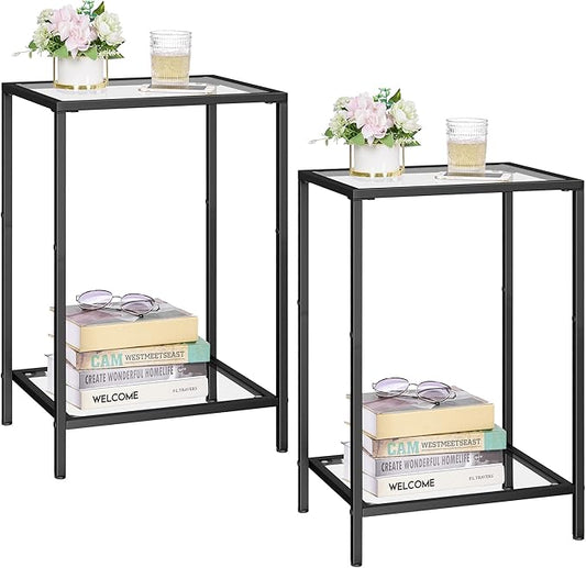 HOMSHO Side Tables Set of 2, End Tables by HOMSHO