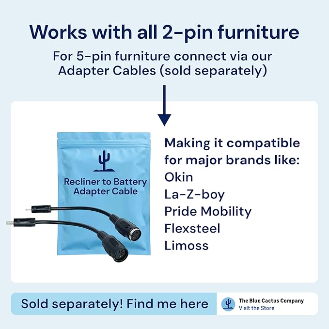 Blue Cactus Recliner Battery Life Extender Kit - Image 7