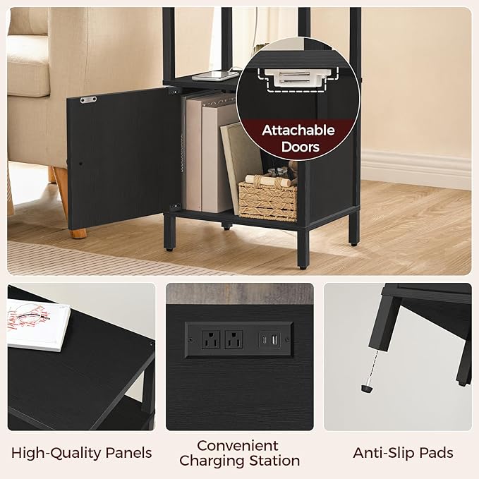 MAHANCRIS Farmhouse Nightstand - Image 6