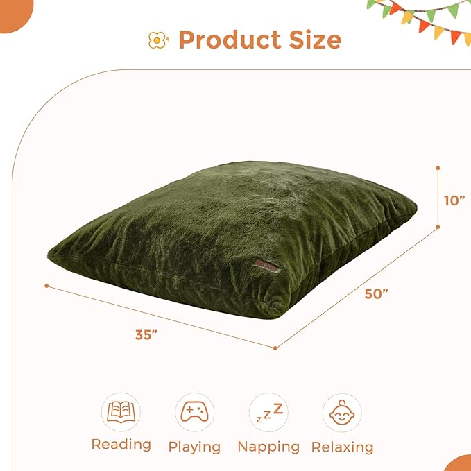 MAXYOYO 3 in 1 Kids Bean Bag Chair, Child Floor Sofa - Image 3