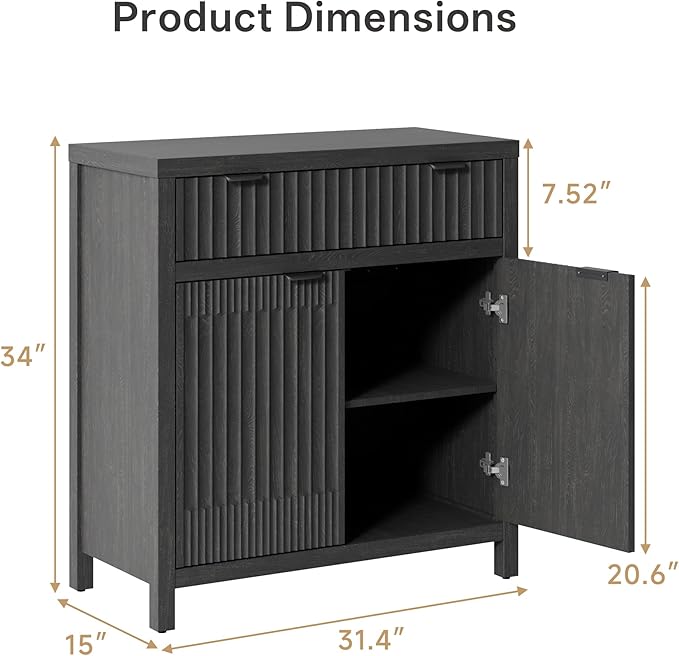 Fatmok Fluted Buffet Cabinet - Image 2