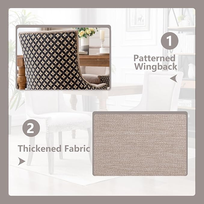 Modern Dining Chairs Set of 6, High Back Dining Chairs Side Chairs - Image 5