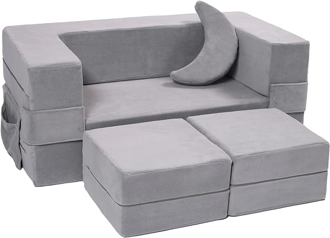 Elftopia Modular Kids Sofa, Toddler Couch Foam Armchair by Elftopia