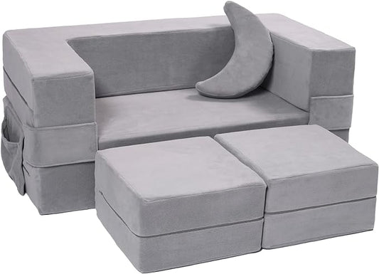 Elftopia Modular Kids Sofa, Toddler Couch Foam Armchair by Elftopia