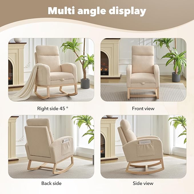 Rocking Chair Nursery, Nursing Rocking Chairs - Image 3
