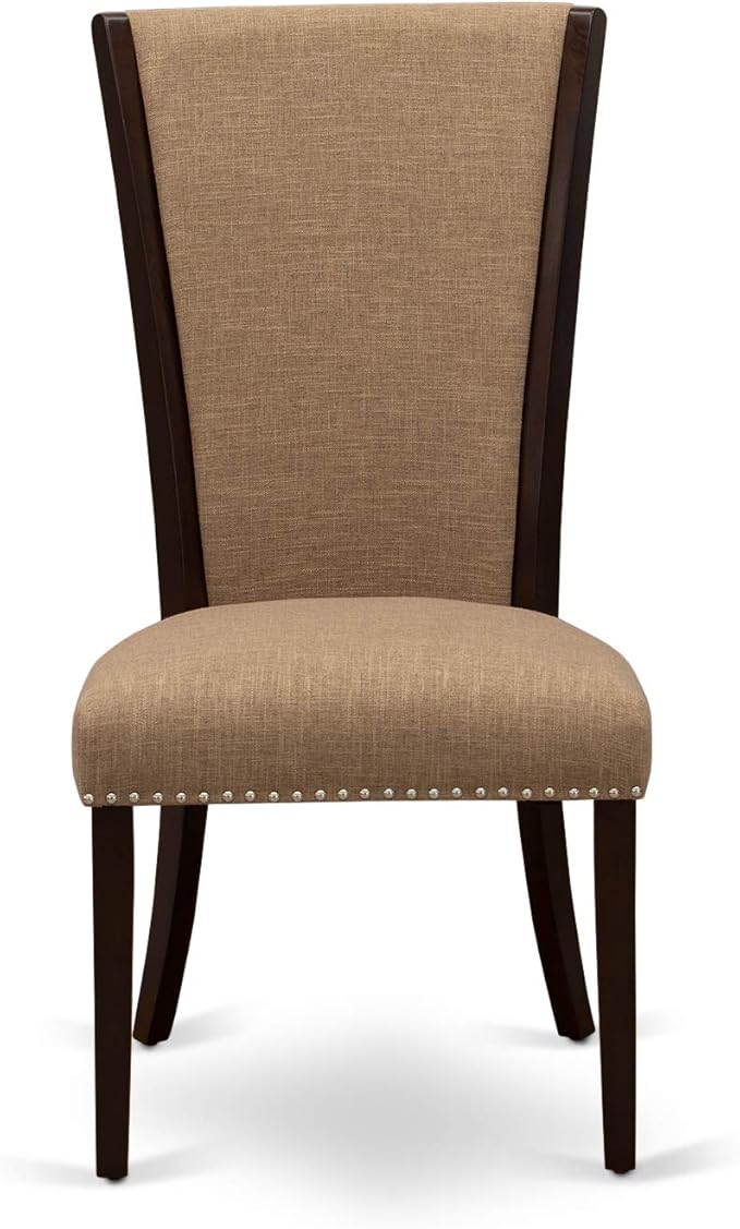 East West Furniture VEP3T47 Verona Modern Parson Chairs - Image 3