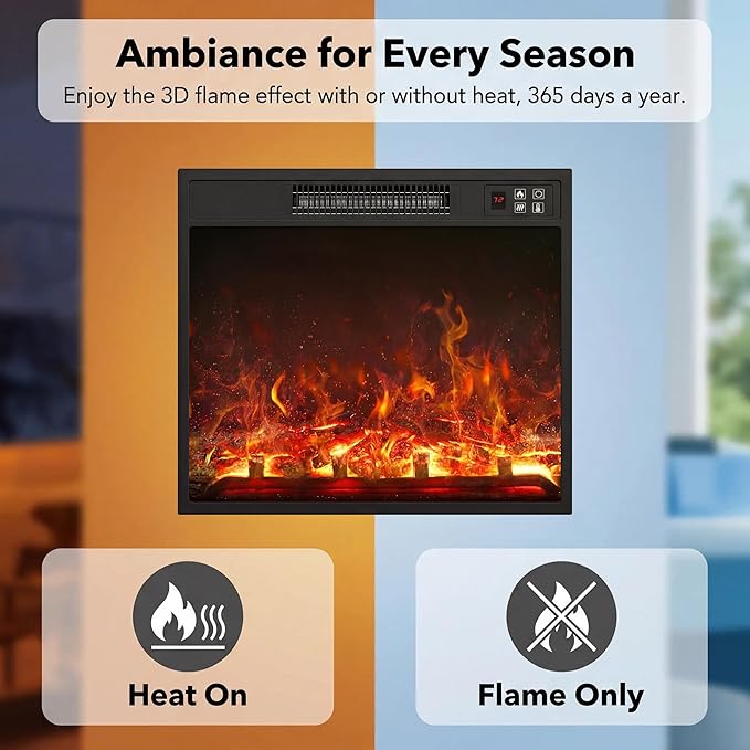 YESHOMY Fireplace TV Stand - Image 7