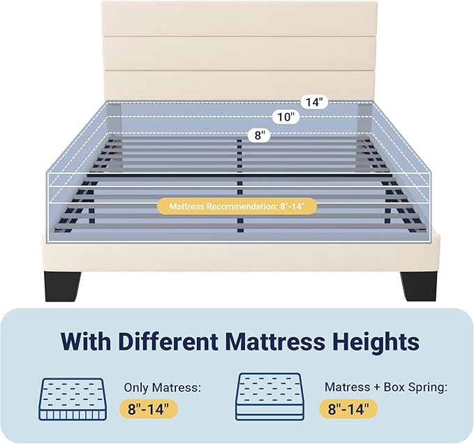 Allewie Full Size Platform Bed Frame - Image 7