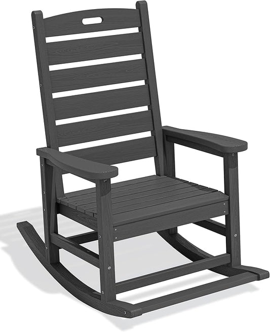 SERWALL Outdoor Rocking Chair, Oversized Rocking Chair by SERWALL