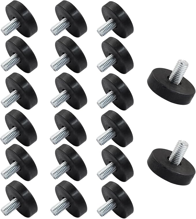 20Pcs 5/16" Thread Adjustable Furniture Levelers, M8 Stainless Steel Screw in - Image 5