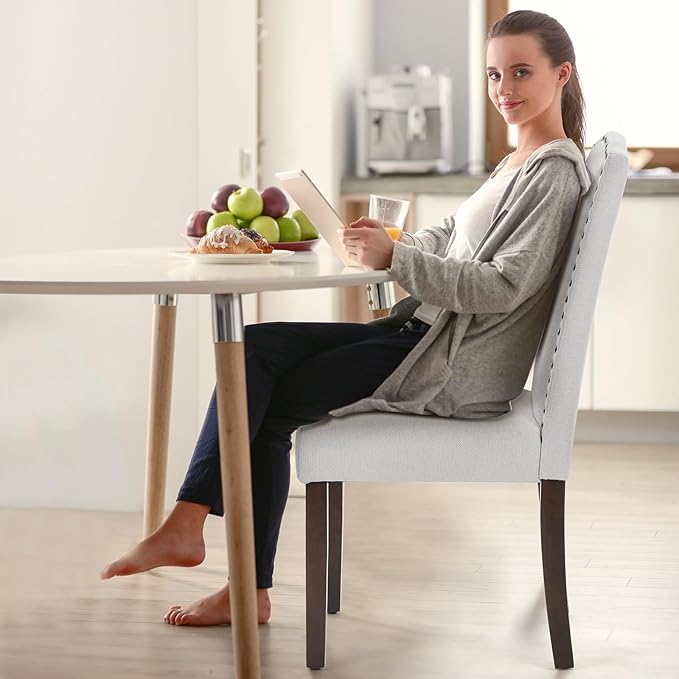 DUMOS Dining Chairs Set of 4, Modern Kitchen Table Chairs - Image 6