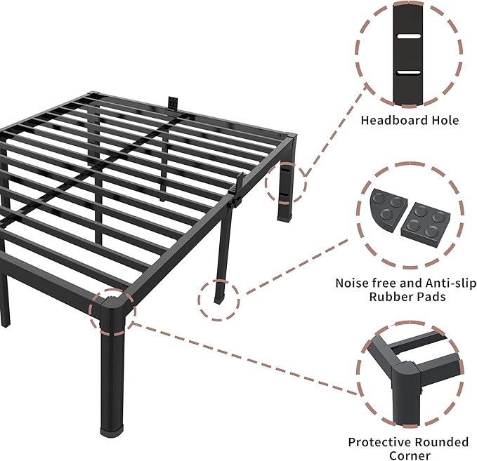 ROIL 12 inch Twin XL Bed Frames - Image 6