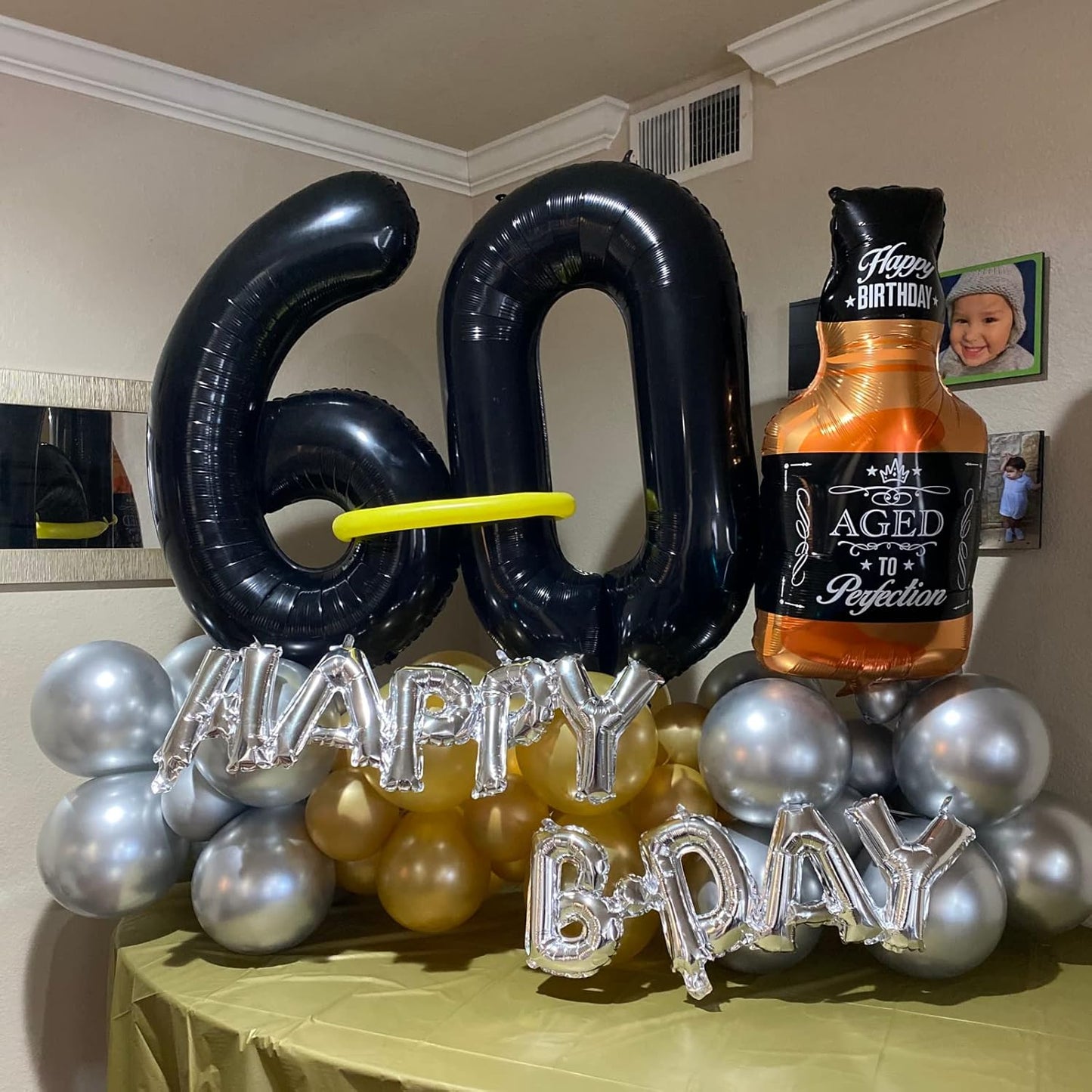 40'' Black Number 9 Balloons, Giant Self Inflating Foil Number Balloons Set 0-9, Large Digital 9 Helium Balloon for Girls Boys 9th Halloween Birthday Party Decorations Anniversary Photo Shoot Supplies