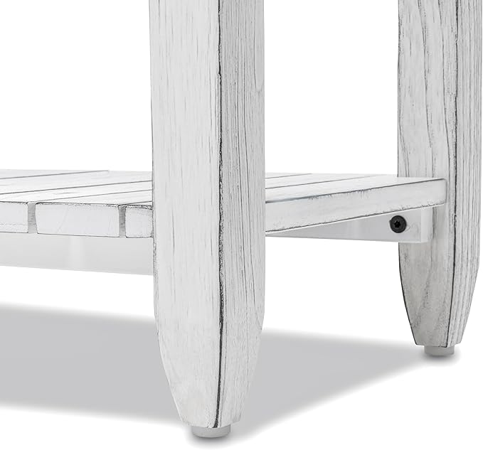 Sea Winds Trading Picket Fence Console Table Kiln-Dried Solid Mindi Wood - Image 9