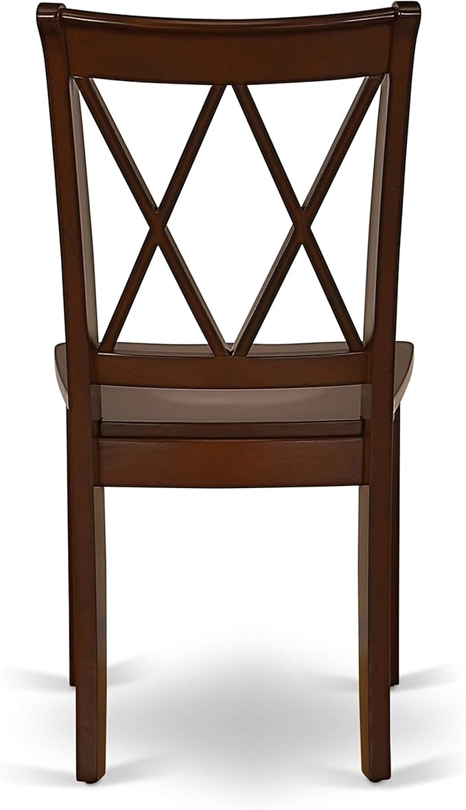 East West Furniture CLC-MAH-W Clarksville Dining Chairs - Image 8