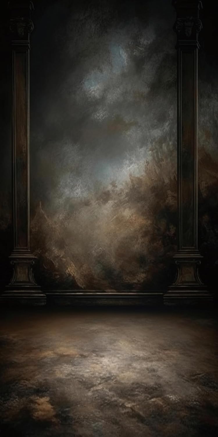 8x16ft Dark Vintage Photography Backdrops Portrait Photo Backdrop Wedding Bridal Show Birthday Background for Studio Props