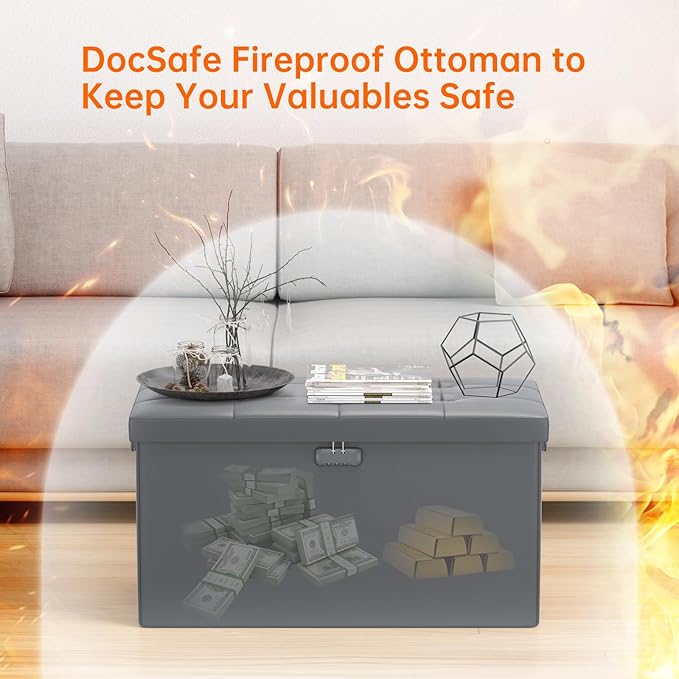 DocSafe Storage Ottoman Bench - Image 8
