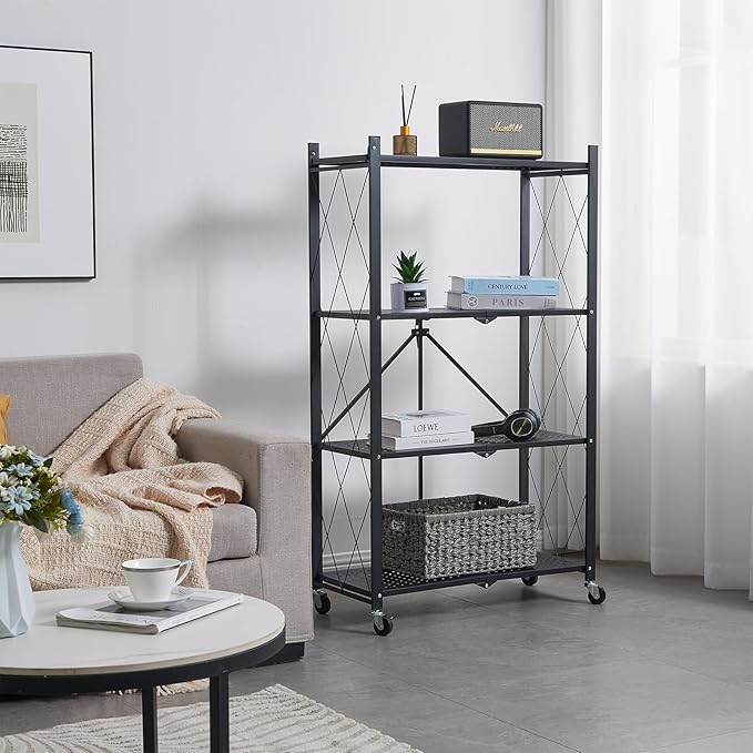 BRIAN & DANY 4-Tier Foldable Storage Shelves - Image 2