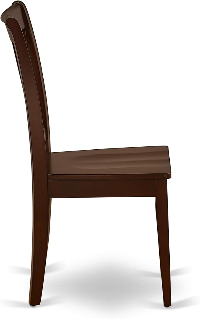 East West Furniture CLC-MAH-W Clarksville Dining Chairs - Image 6