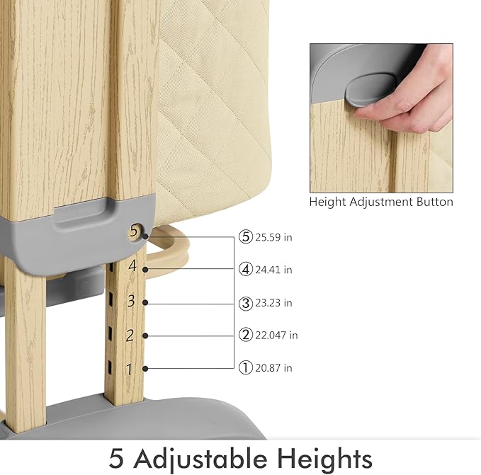 TotRun Bassinet Bedside Sleeper, Rocking Bassinets - Image 5