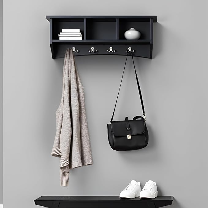 Shaker Cottage Wall-Mounted Coat Rack - Image 7