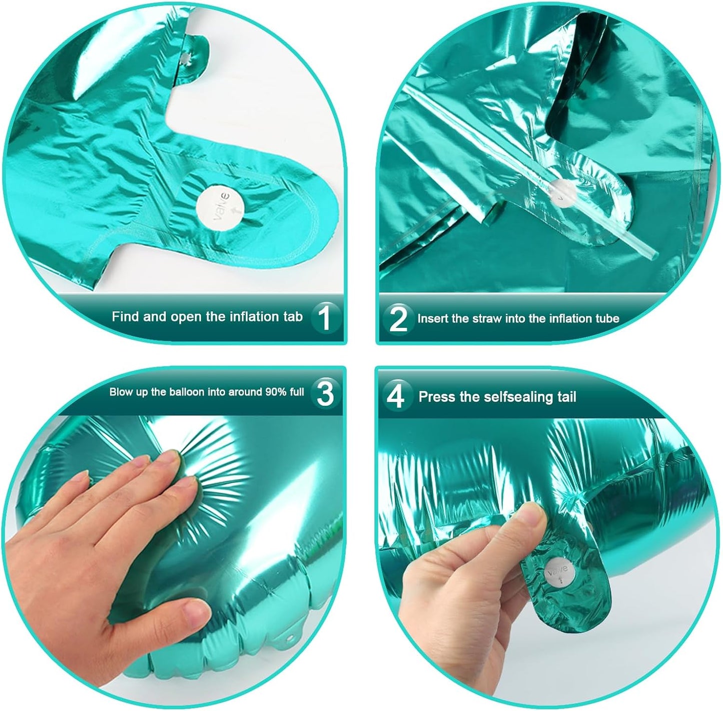 Big Teal Blue 40 Inch 9 Balloon Number, Jumbo Giant 9th 19 29 39 49 99 Birthday Party Decorations, Large Teal Blue Foil Balloons Anniversary Birthday Party Engagement Decorations