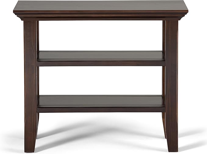 SIMPLIHOME Acadian Solid Wood Transitional-Style 48-inch Wide Coffee Table - Image 7