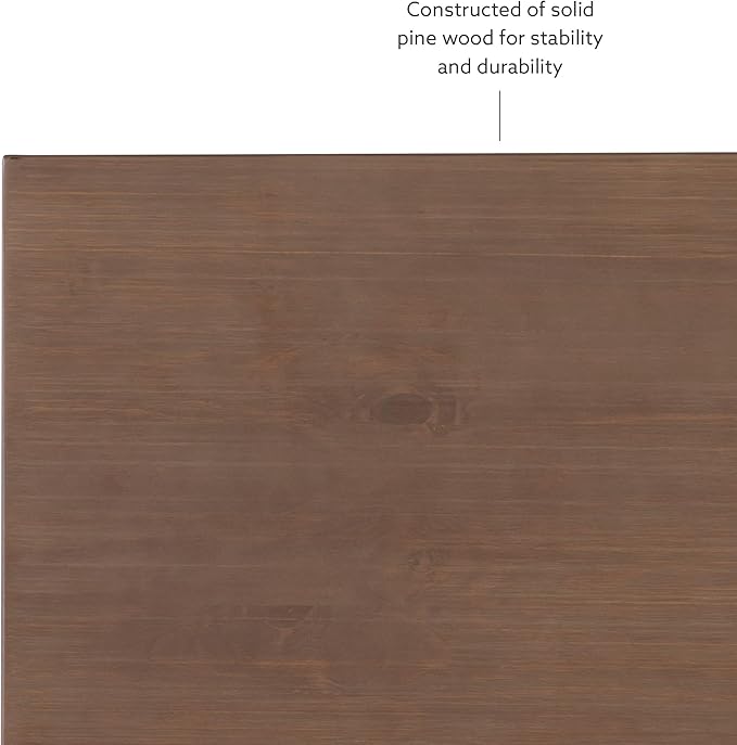 Linon Lucy Natural Wood and Linen Upholstered Corner Nook Kitchen Dining Set - Image 14