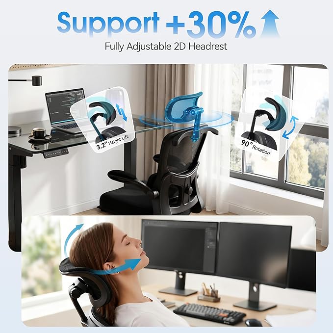 AreShark Office Chair-Ergonomic Desk Chair - Image 10