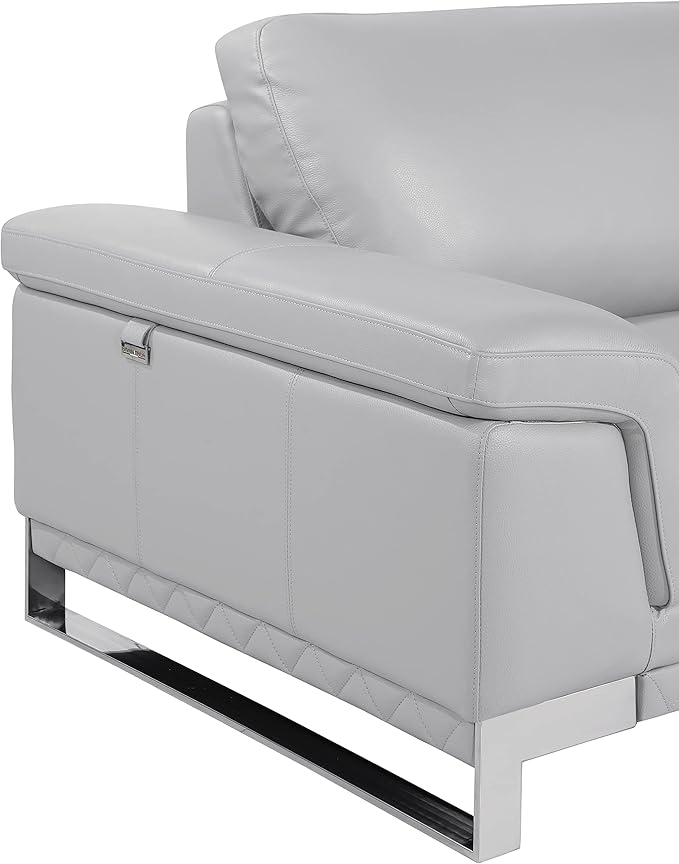 Blackjack Furniture Weston Collection Genuine Italian Leather Living Room Sofa - Image 9