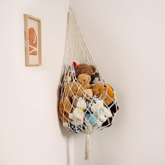 Amdermi Stuffed Animal Storage Organizers Toy Hammock Corner Hanging Net Stuffy by Amdermi