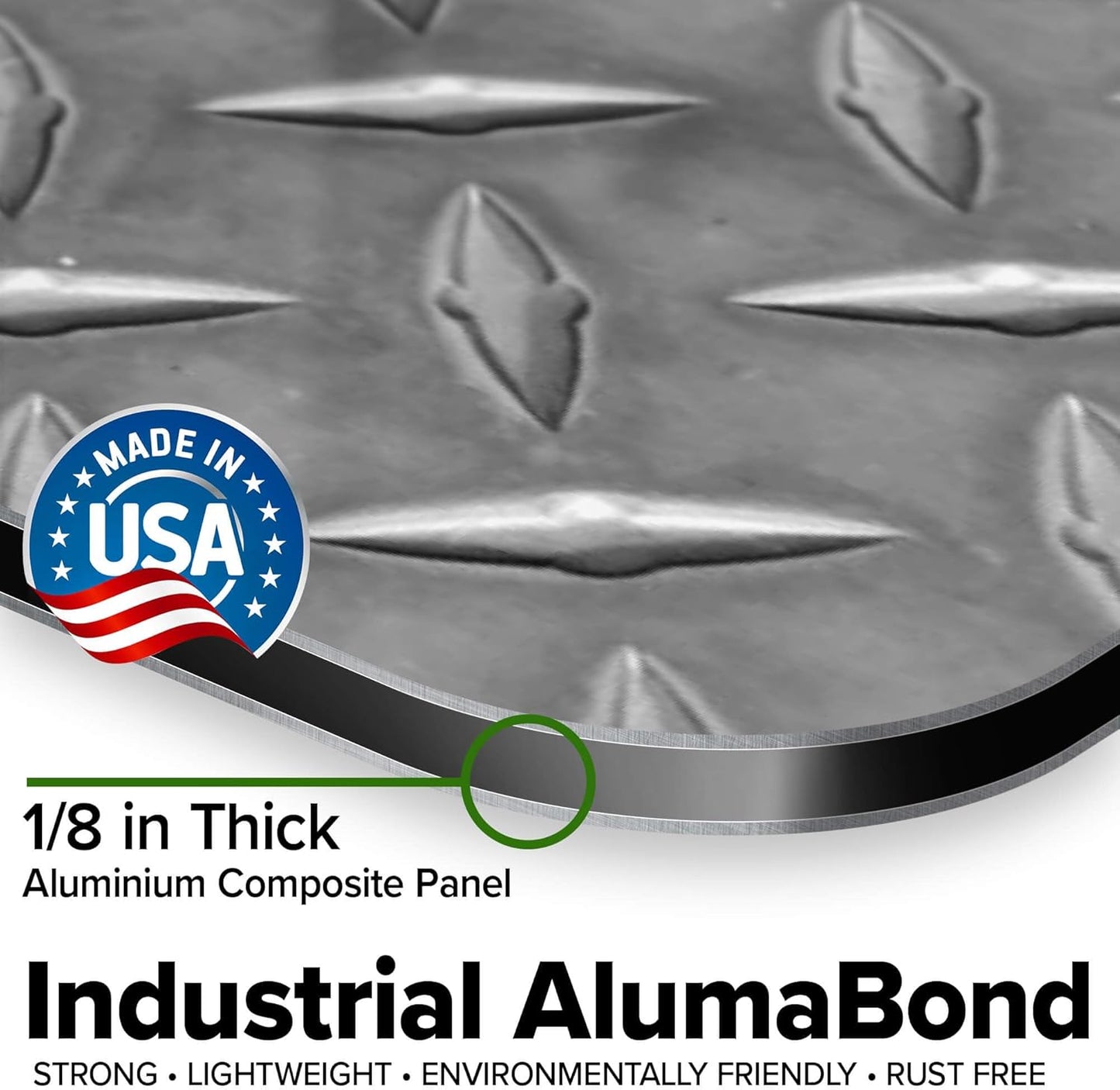 Custom Sign, Custom Street Sign, 11 Font Colors, 13 Font Styles, 4 Hole Options, 22 Sizes, 36x36 Inches, Rust Free DiBound, Fade Resistant, Made in USA by My Sign Center (Diamond Metal)