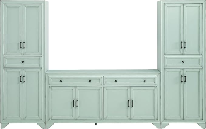 Crosley Furniture Tara 3-Piece Modern Farmhouse Sideboard Buffet Cabinet and - Image 4