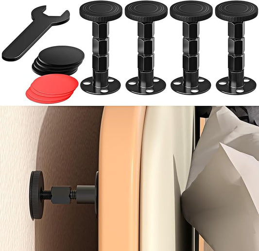 4PCS Adjustable Threaded Bed Frame Anti-Shake Tool, Upgraded Headboard stoppers by MERDTTESHOME