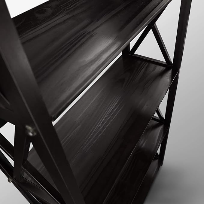 Montego 5-Shelf Bookcase-Black - Image 6