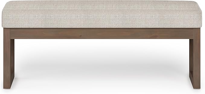 SIMPLIHOME Milltown Large Ottoman Bench - Image 4