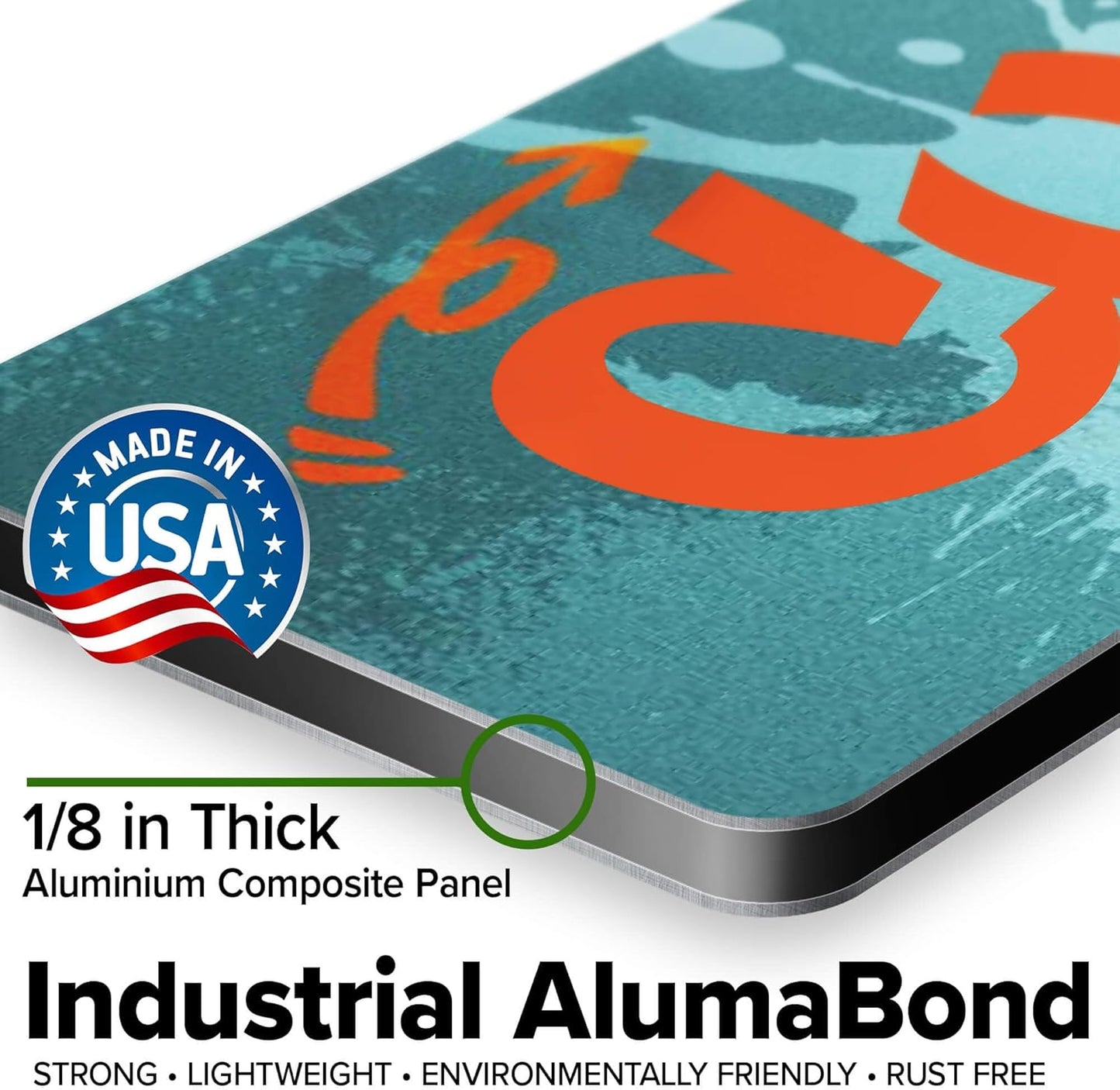 Custom Sign, Custom Street Sign, 11 Font Colors, 13 Font Styles, 4 Hole Options, 22 Sizes, 6x30 Inches, Rust Free DiBound, Fade Resistant, Made in USA by My Sign Center (Graffiti)