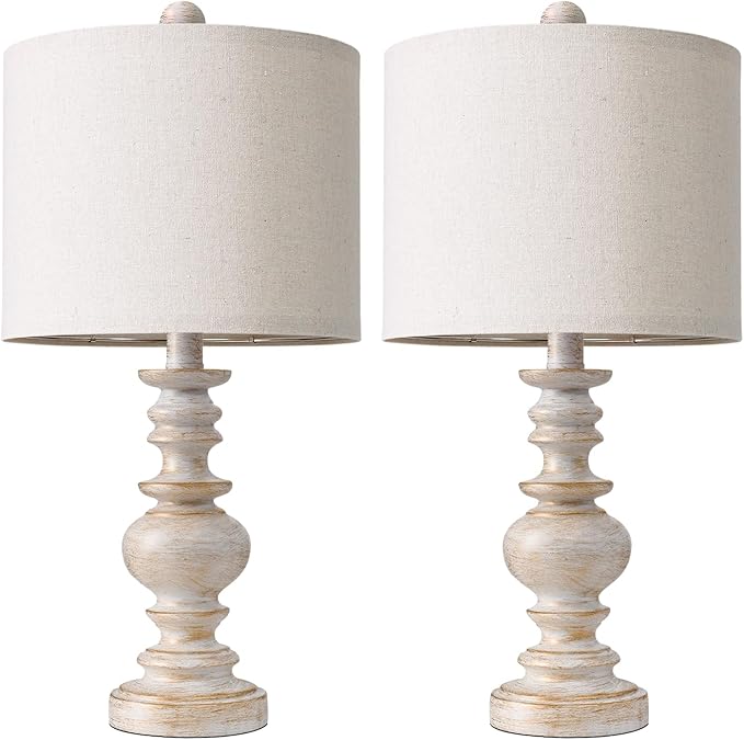 BOBOMOMO 20" Retro Table Lamps Set of 2 - Image 8
