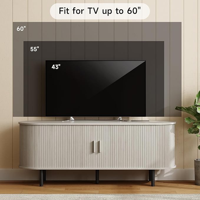 ONBRILL 55" TV Stand with Power Outlet - Image 7